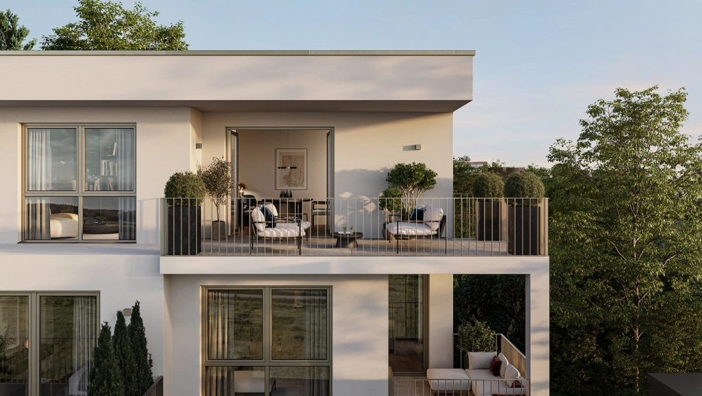 Terrasse Immodera Leben am Weinberg