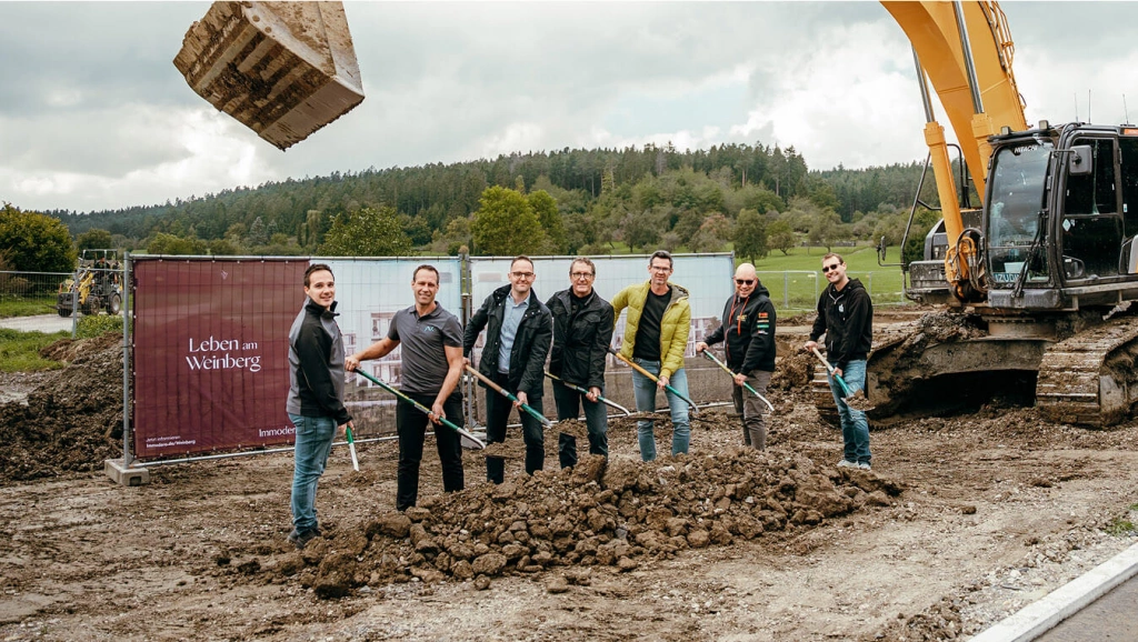 Spatenstich Team